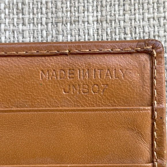 CELINE C Macadam Long Bifold Wallet Card Holder Leather Clutch Purse Made in Ita - Picture 12 of 12